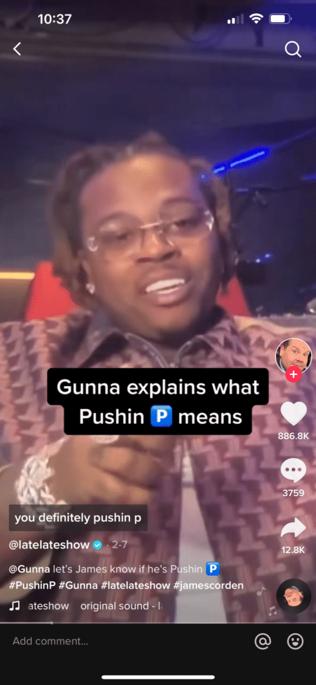 what does pushing p mean